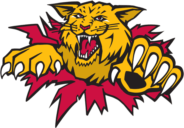 moncton wildcats 1996-pres primary logo iron on transfers for T-shirts
